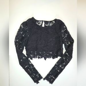 FOREVER21 Lace Dress Crop Top